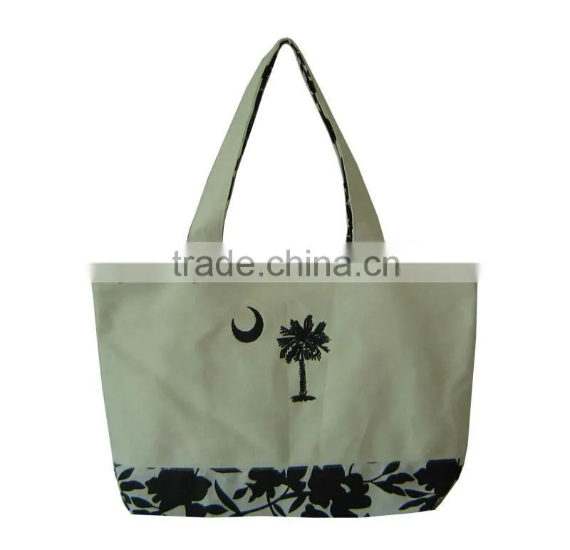 2016 best price customized cotton canvas tote bag promotion