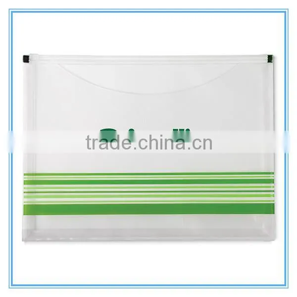 A4 Size Plastic file bag document bag for promotion