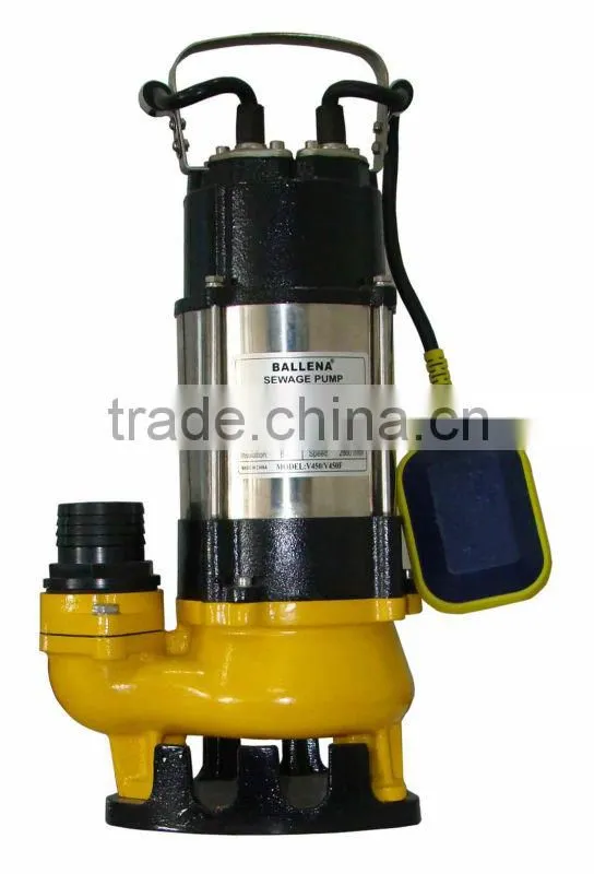 2013 hot-sale Submersible Sewage Pump,sewage pump with open impeller