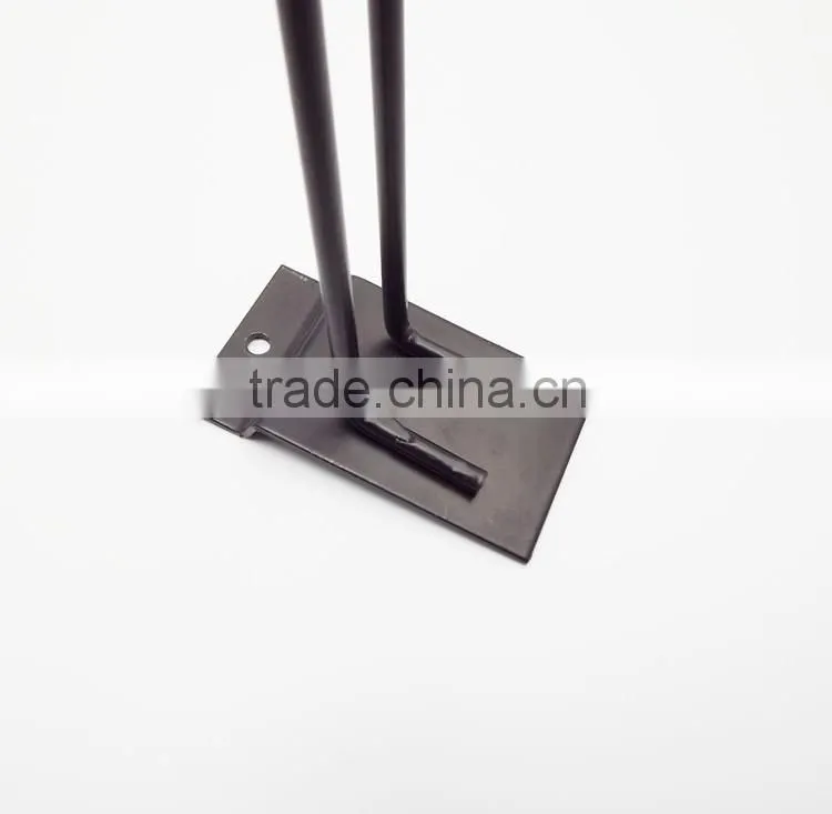 Black Metal Euro hooks for hanging spray black euro hooks