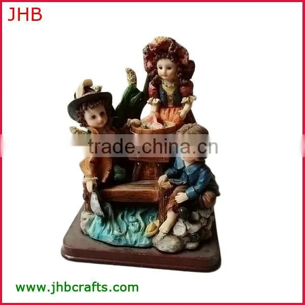 2014 new resin horse carriage for wedding souvenirs