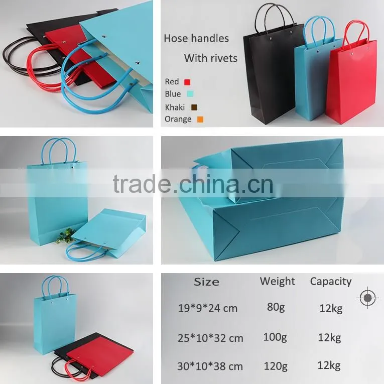 personalized oem production paper shopping bag with your own logo