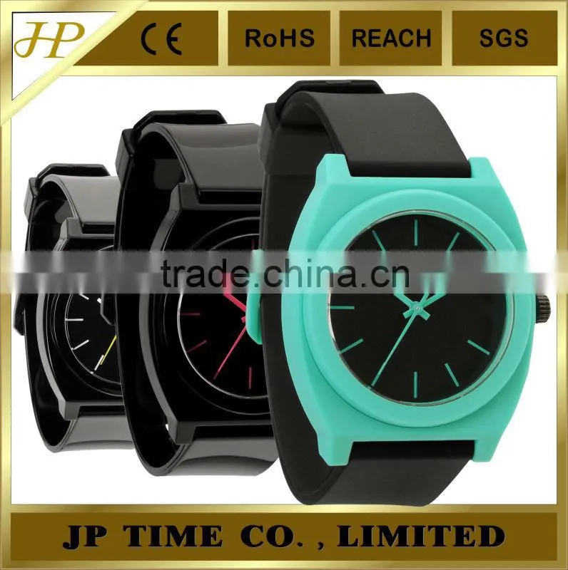 fashion pure color waterproof wholesale analog quartz one dollar watches wrist watch