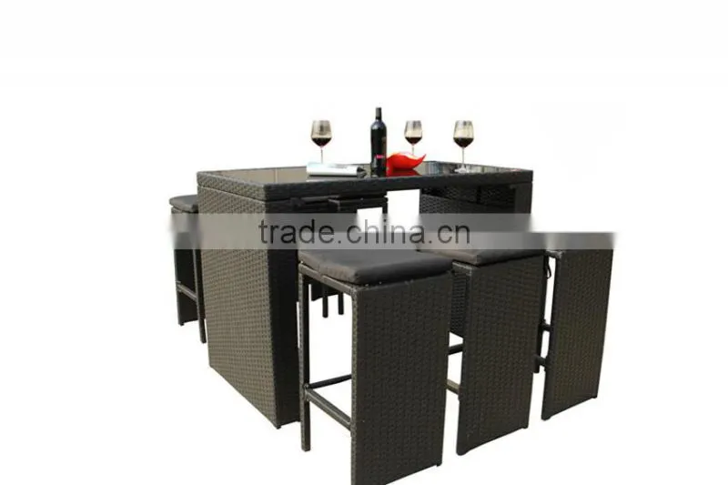 GARDEN LEISURE RATTAN OUTDOOR FURNITURE BAR SETS