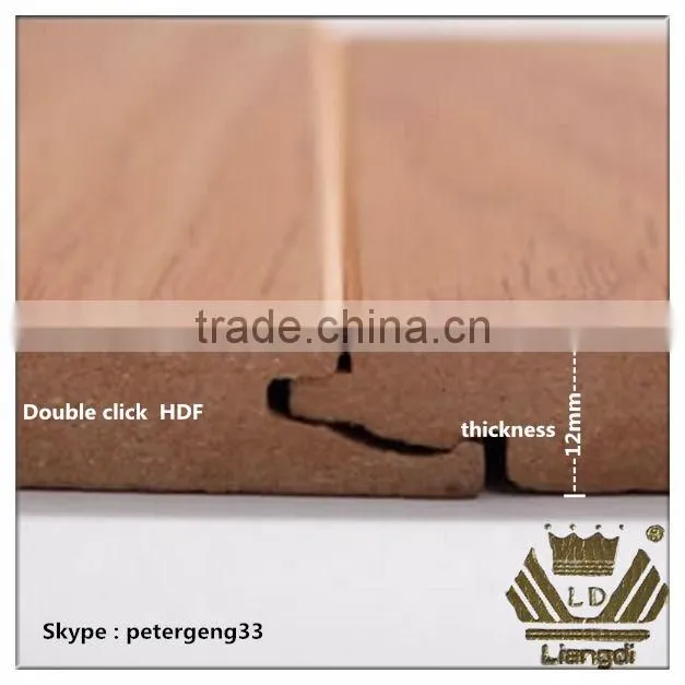 12mm HDF / MDF made in china laminate flooring