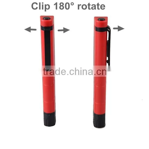 Hot seller LED Work Pen Light With Clip And Magnet