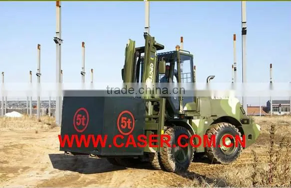 CPCY50 Rough Terrain Forklift with CUMMINS engine