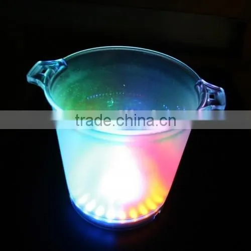 LED fashing ice buckets for Bar / LED ice bucket for beer
