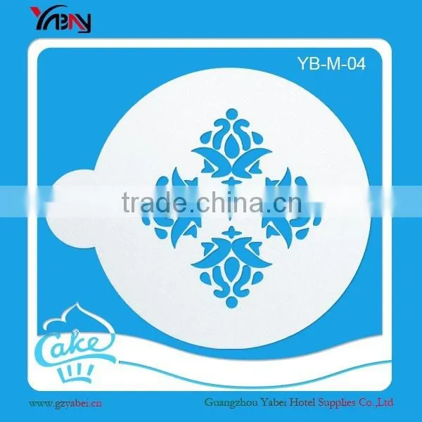 cake stencil with star shape