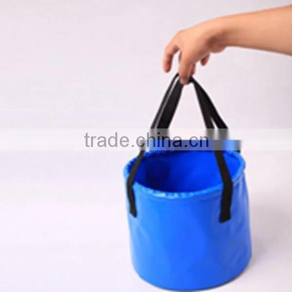 collapsible beach cooler ice laundry plastic water fishing foldable folding pvc rubber bucket collapsible with lid