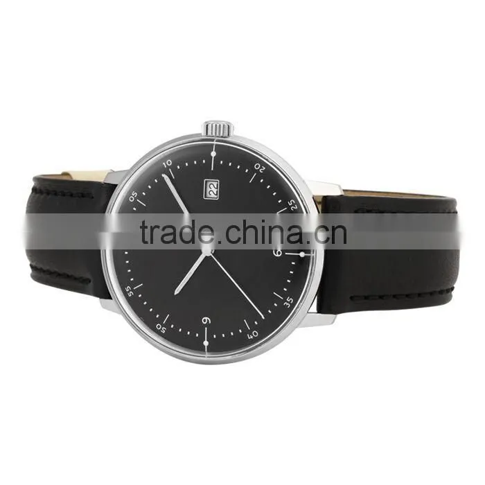 Latest cheap Oem design hot designer watch white leather strap watch