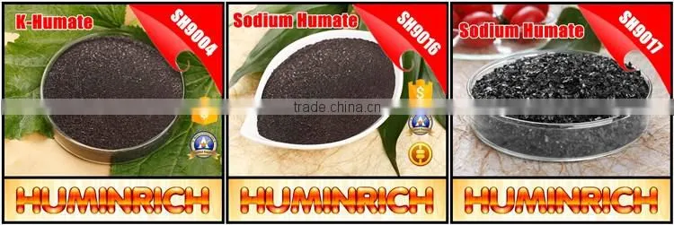 Huminrich Shenyang Agriculture 100% Natural Organic Fertilizer Sodium Humate Price