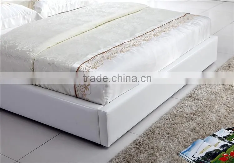 Home Furniture Prado Gas Lift Ottoman faux leather Storage Bed