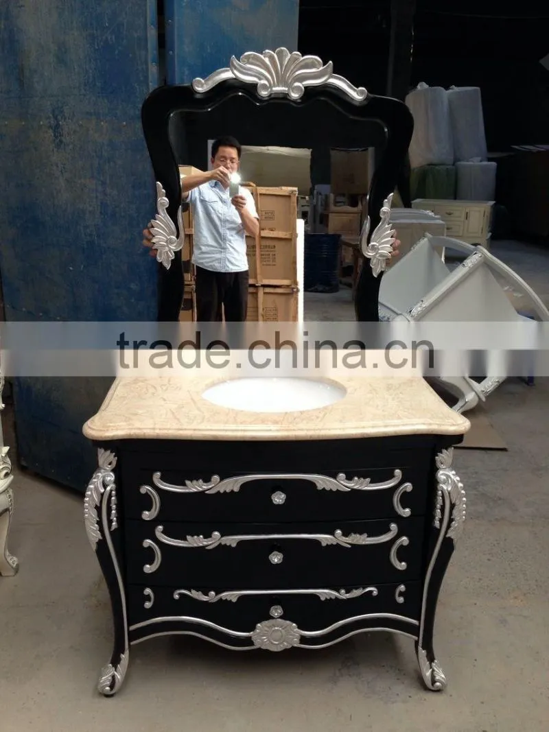 factory cheap antique bathroom vanity cabinet price made in china