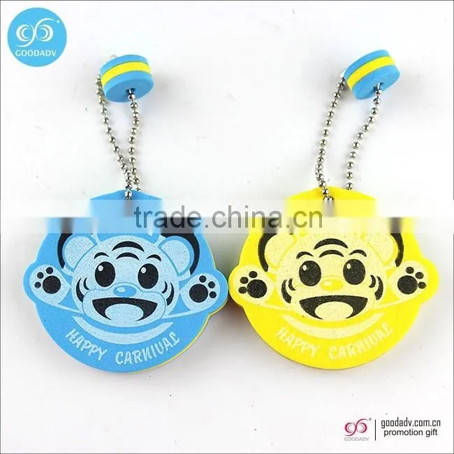 2016 Factory design new product homemade fashion eva foam keychain