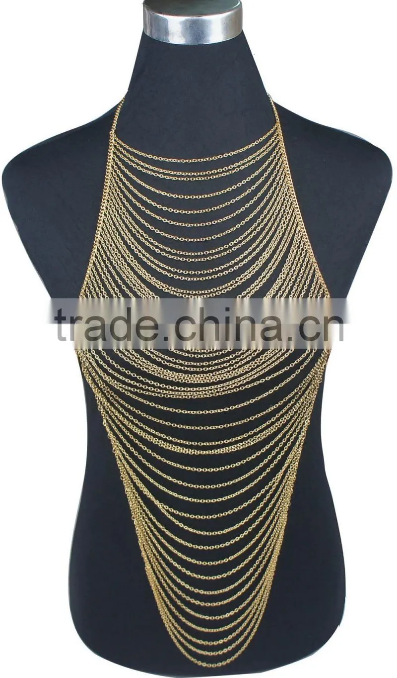 factory wholesale fashion body chain jewelry