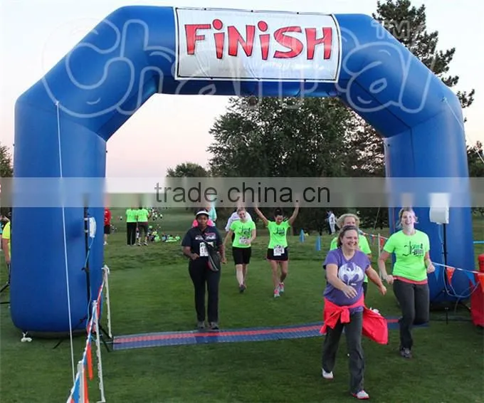 2016 new arrival advertising inflatable finish line arch for sale
