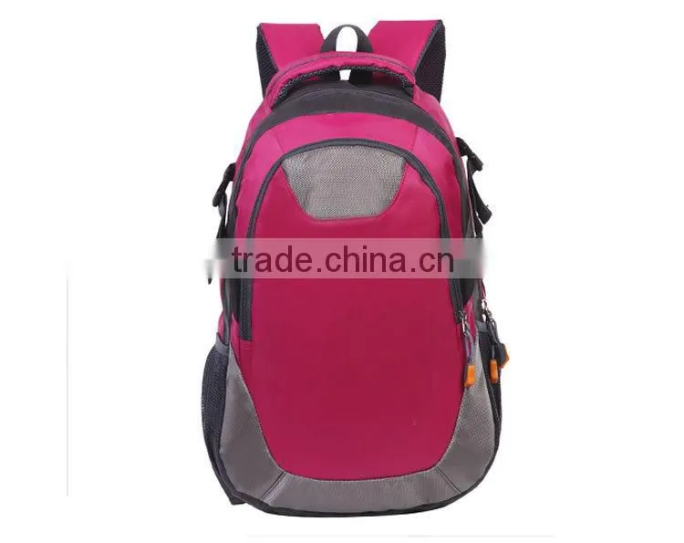 Peach Color Travel Camping Girls Backpack Bags BB011