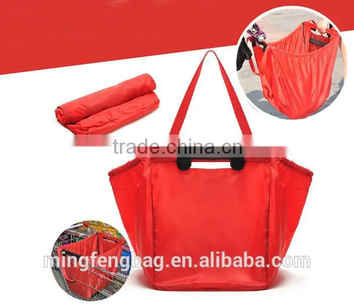 Custom High Quality Fashionable Oxfold Foldable Eco Friendly Large Capacity Tote Supermarket Shopping Bag