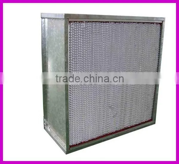 High temperature resistance hepa air filter