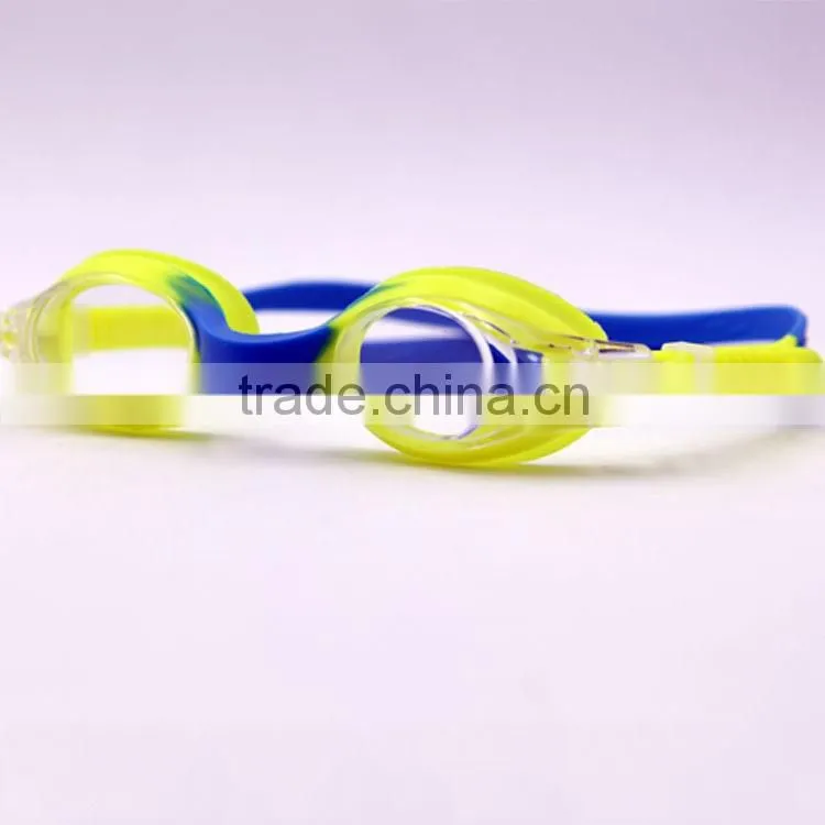 Wisedeal Colorful kid Waterproof Non-fogging Anti Uv Swimming Goggles Swim/Dive Glasses