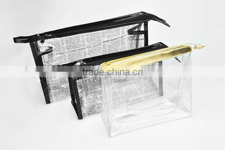 2015 Hottest Transparent Cosmetic PVC Bag Wholesale in China