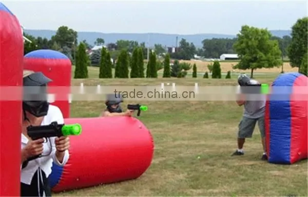 colorful inflatable air bunker,interesting inflatable paintball bunker,inflatable psp paintball bunker