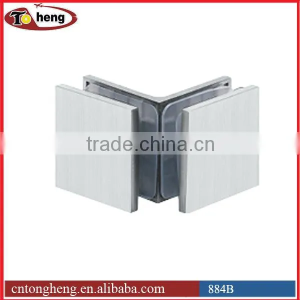 Glass handrail Stair balustrade stainless steel clamp round back tube connector