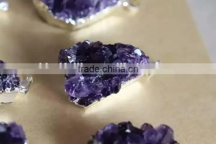 Cute Natural Amethyst Pendants Jewelry
