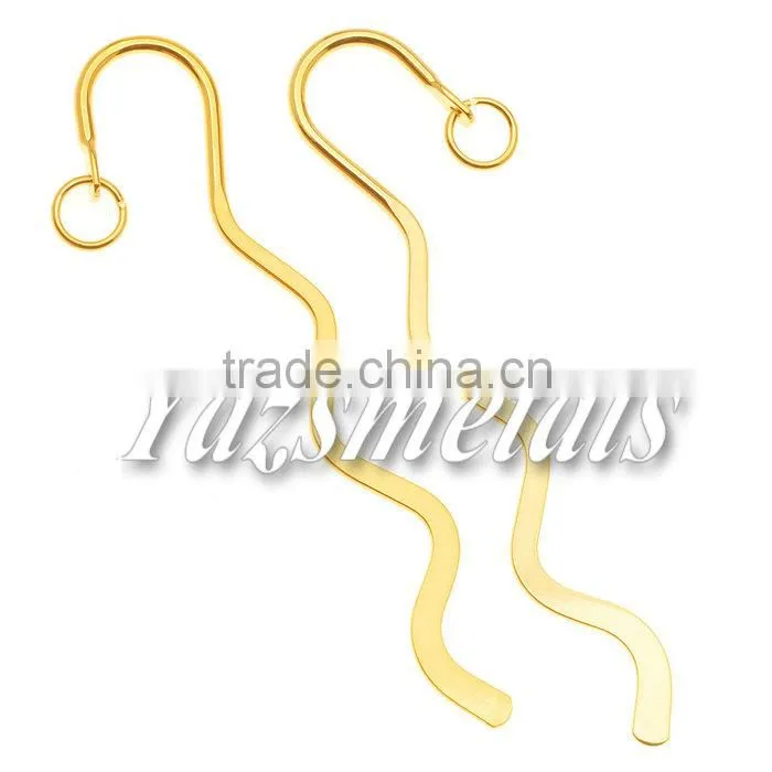 hollow gold Circular sector bookmark craft bookmark