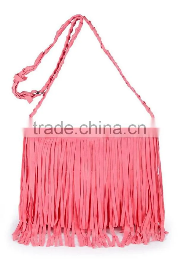 Tassel Fringe Handmade Leather Purse