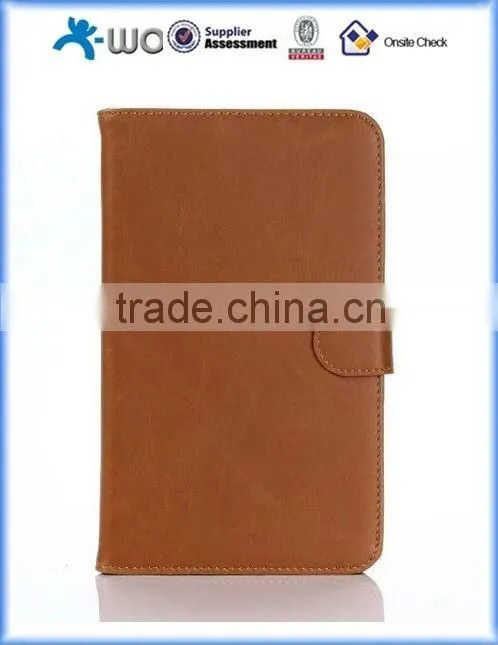 Retro Leather Case for Samsung Galaxy Tab A 7.0 (T280) with 3 Card Slot and Bill Slot