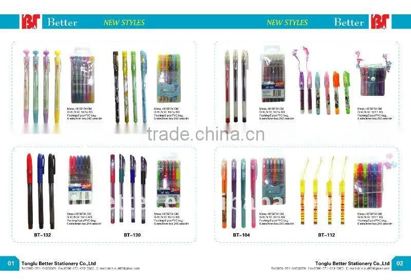 2011 New Rubber gel ink pen