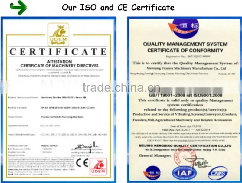 Tianyu 2016 recommended double hopper packer for carbon granule