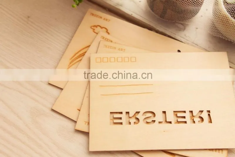 unfinished antique best selling wood card crafts