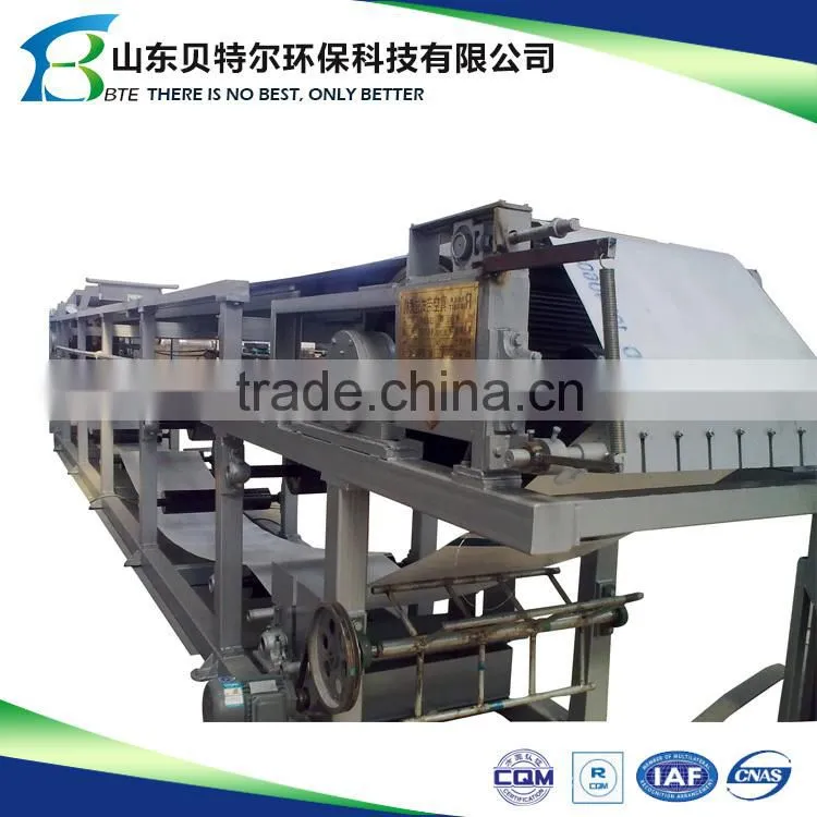 china vacuum belt filter for copper mine use