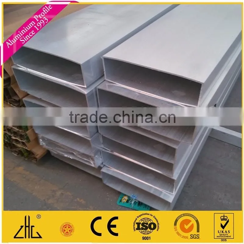 WOW!!!Canton fair Double glazed powder coated white doors 6063 /double frame track aluminium window section