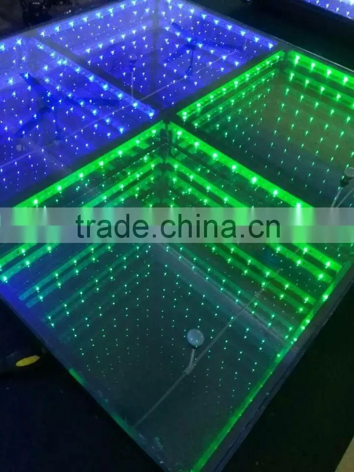 Newest Popular LED Rechangeable Glass Dance Floor Tile