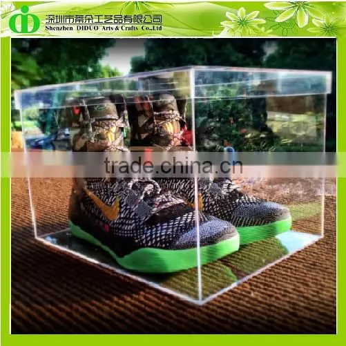 DDO-0002 Wholesale Desktop Transparent Box to Strore Shoes,Plastic Shoes Box