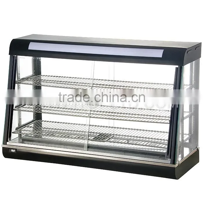 WSC-1200B Curved glass warming showcase