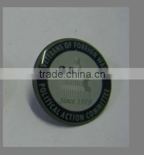 Personalized sabre pin badge