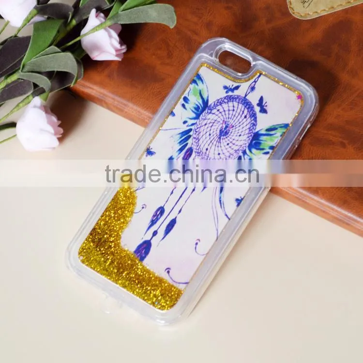 2016 fashionable liquid clear tpu case for iPhone6