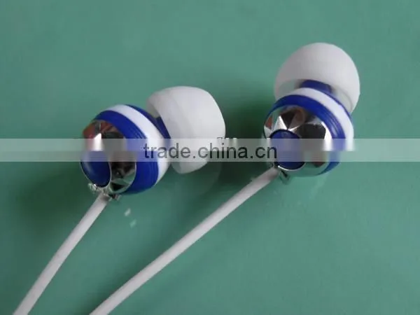 Popular foldable and high quality 10cm wire earphone & headset (YYM-1102)