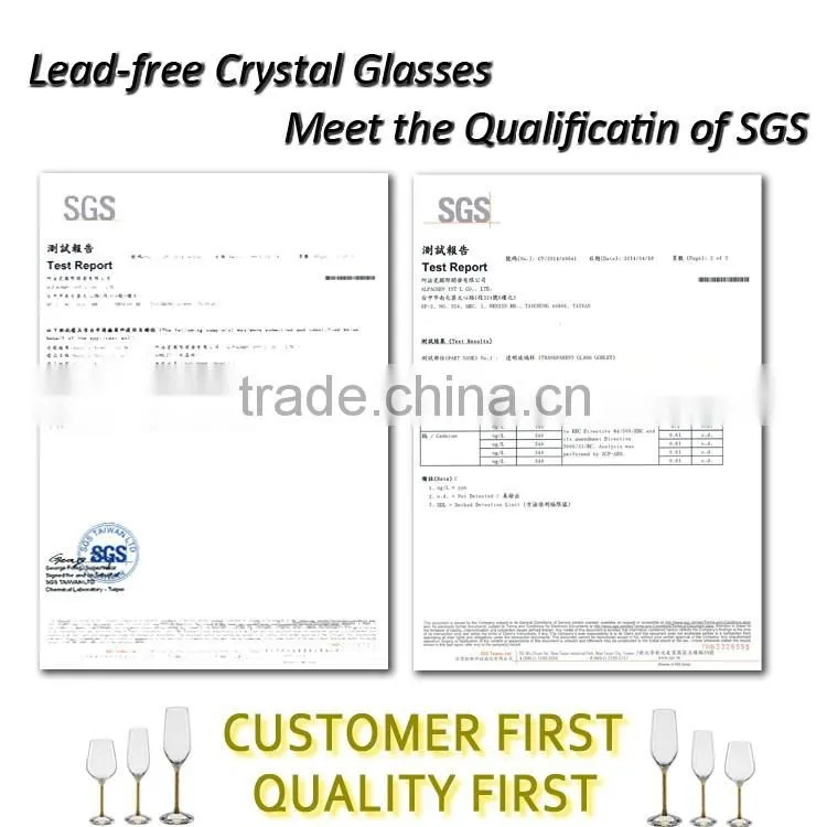 275 ml Lead-free Crystal Vodka Glass / Diamond Cocktail Glass / Martini Glass