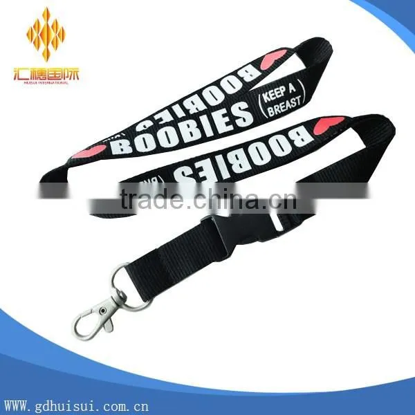 Sports lanyard/neck strap key holder lanyard/ carabiner short lanyard