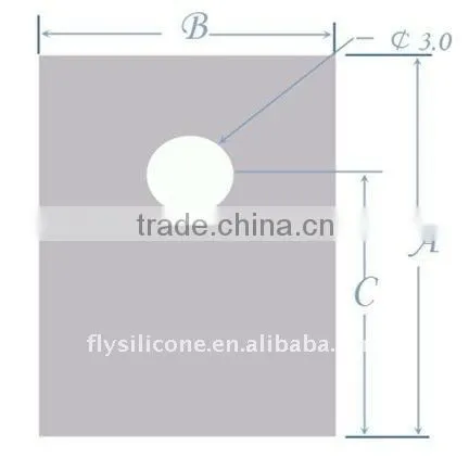 TO-220/TO-3P Thermal Pads, Fiberglass Reinforced with Silicone