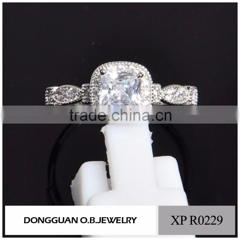 Multicolor gold new model wedding ring /handmade white gold ring designs jewelry