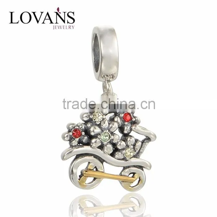 S925 New Arrival Bike Design Fashion Bracelet 2016