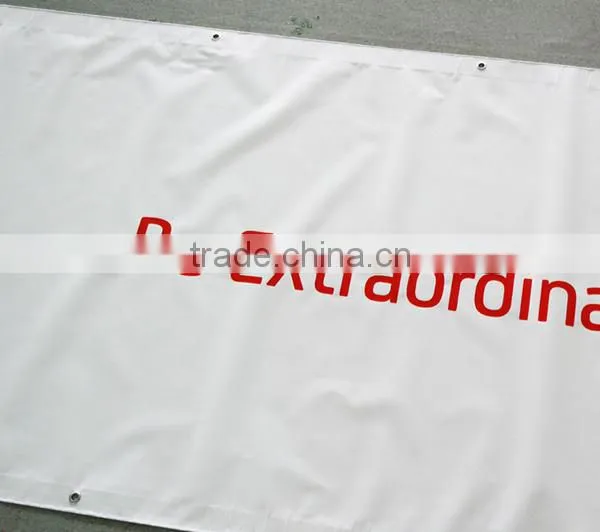 550D Black Backside Vinyl Hanging Banner