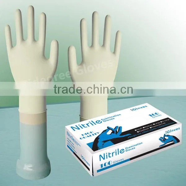disposable colored medical nitrile gloves cleanroom nitrile glove